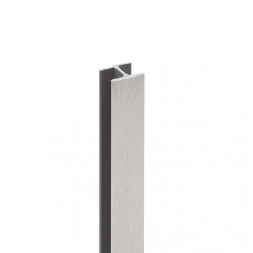 Соединитель для цоколя прямой алюминий шлиф. 150 мм