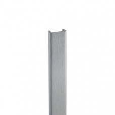 Заглушка для цоколя алюминий шлифованный 150 мм
