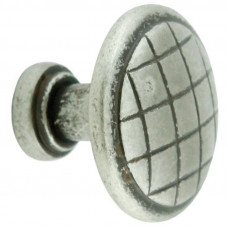 Ручка кнопка RC 402 черненое античное серебро