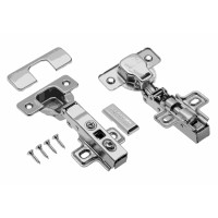 Петля накладная с доводчиком без евровинтов GTV