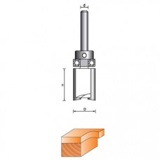 Фреза обгонная с верхним подшипником S8*D12*H25*Z2