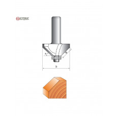 Фреза кромочная конусная S8*D30*H12*45